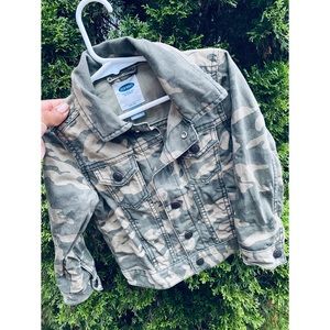 Unisex Army fatigue Denim Jacket